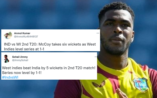 ‘Cannot Underestimate the West Indies’ – Twitter disheartened over India’s  loss in the Second T20I