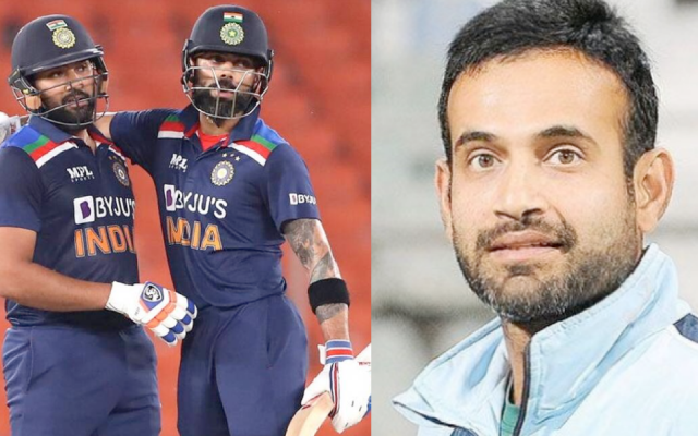 Irfan Pathan takes a sly dig at Rohit Sharma and Virat Kohli with a cryptic tweet