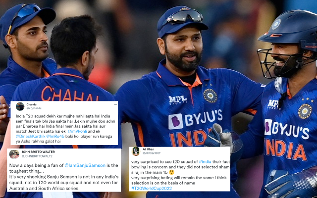 ‘Kabhi Khushi Kahi Gham’- Twitter goes bonkers after announcement of India’s squad for 20-20 World Cup 2022