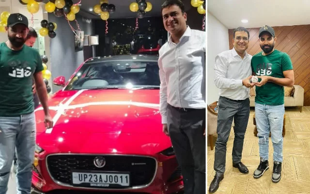 Mohammed Shami buys luxury car Jaguar F-type worth INR 98.13 lakh