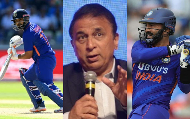 Sunil Gavaskar feels Rishabh Pant and Dinesh Karthik can play together in the India T20I playing XI